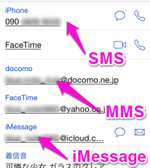 Auのiphoneのメールの設定mms