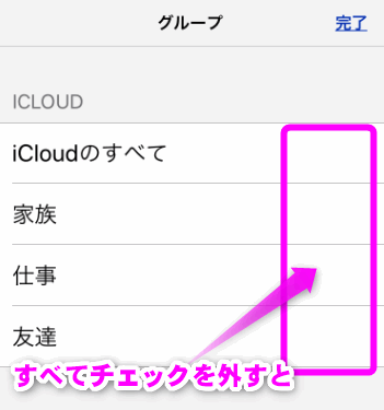 Iphoneの連絡先でグループを作成するには