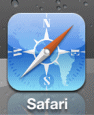 iPhone版ブラウザ、Safari